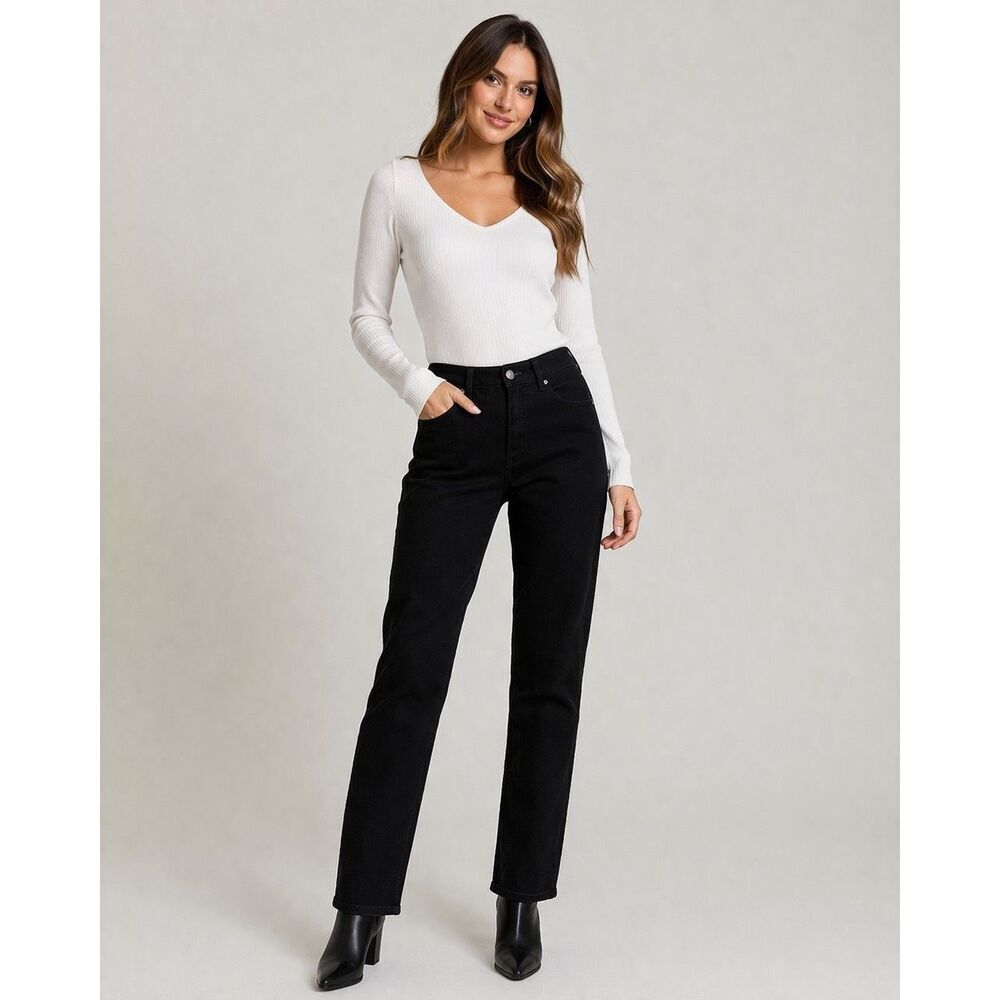 Lauren Ralph Lauren Black Label Straight Leg Jeans Women Size 0